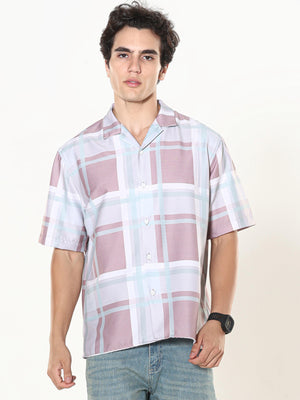 oversized checkered shirt made from lyrac fabric.
lyrac fabric shirts
oversized shirts for men