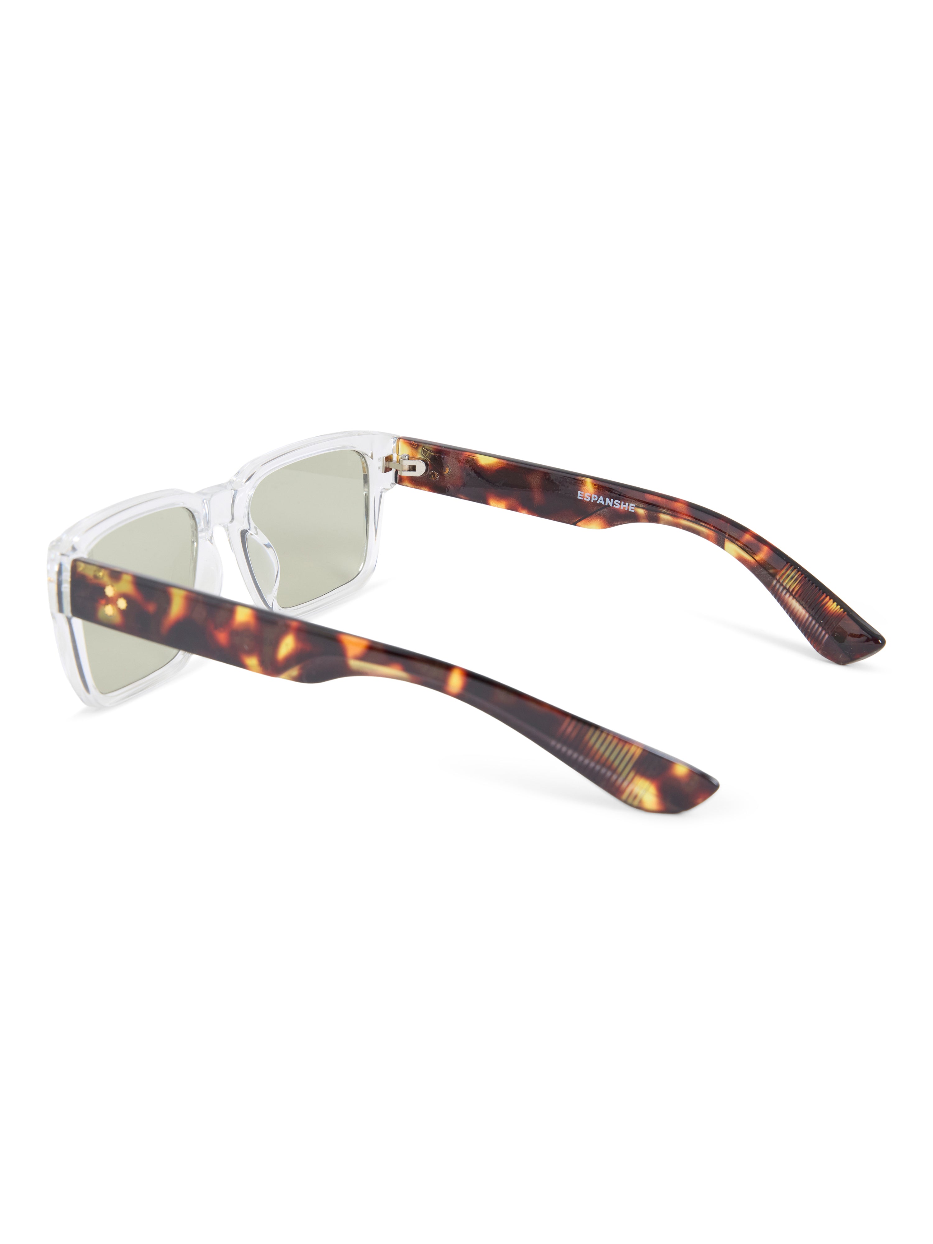 Men's Square Sunglass in  Gold Brown
