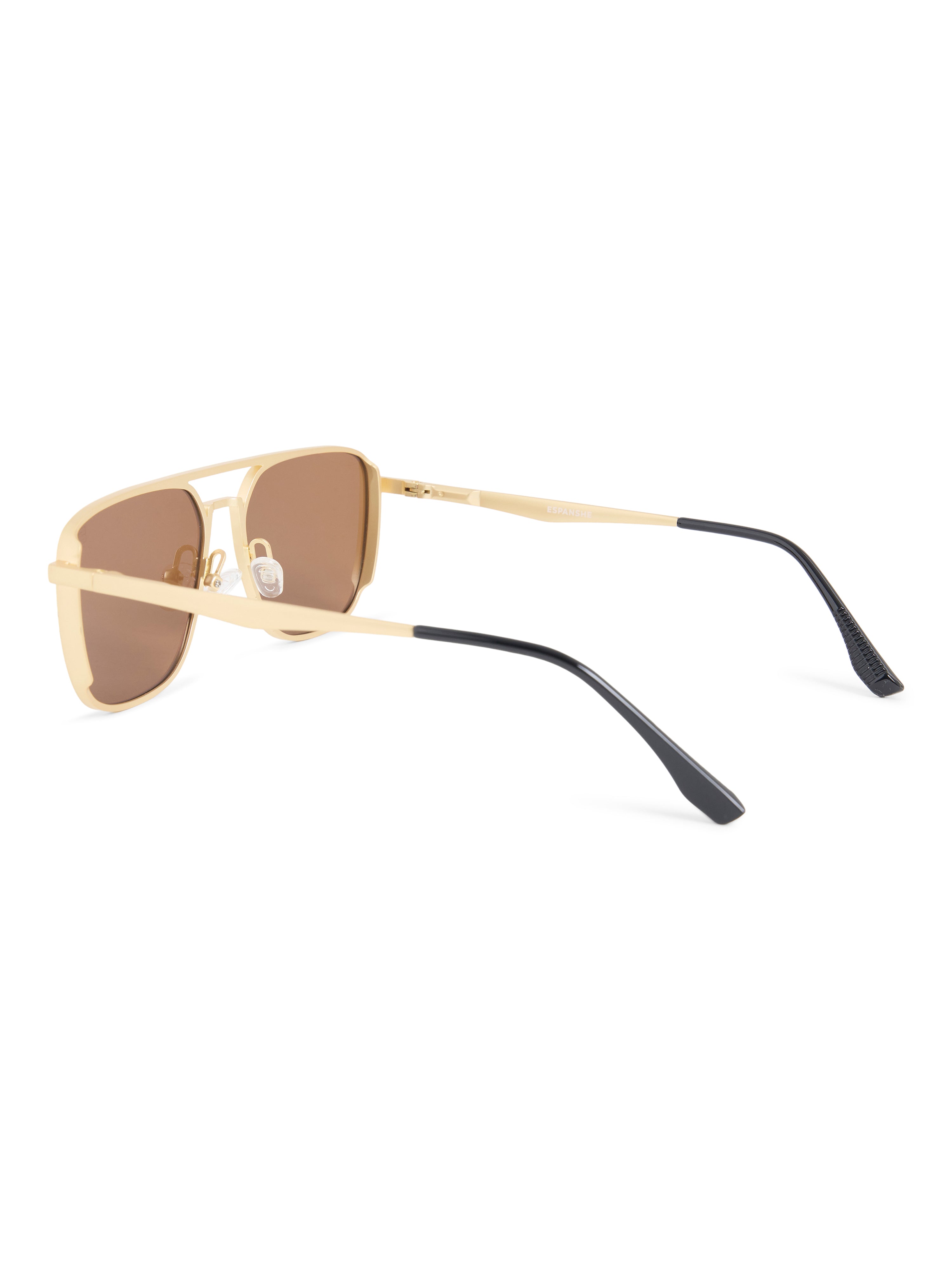 Men's Rectangle Sunglass - matte Gold