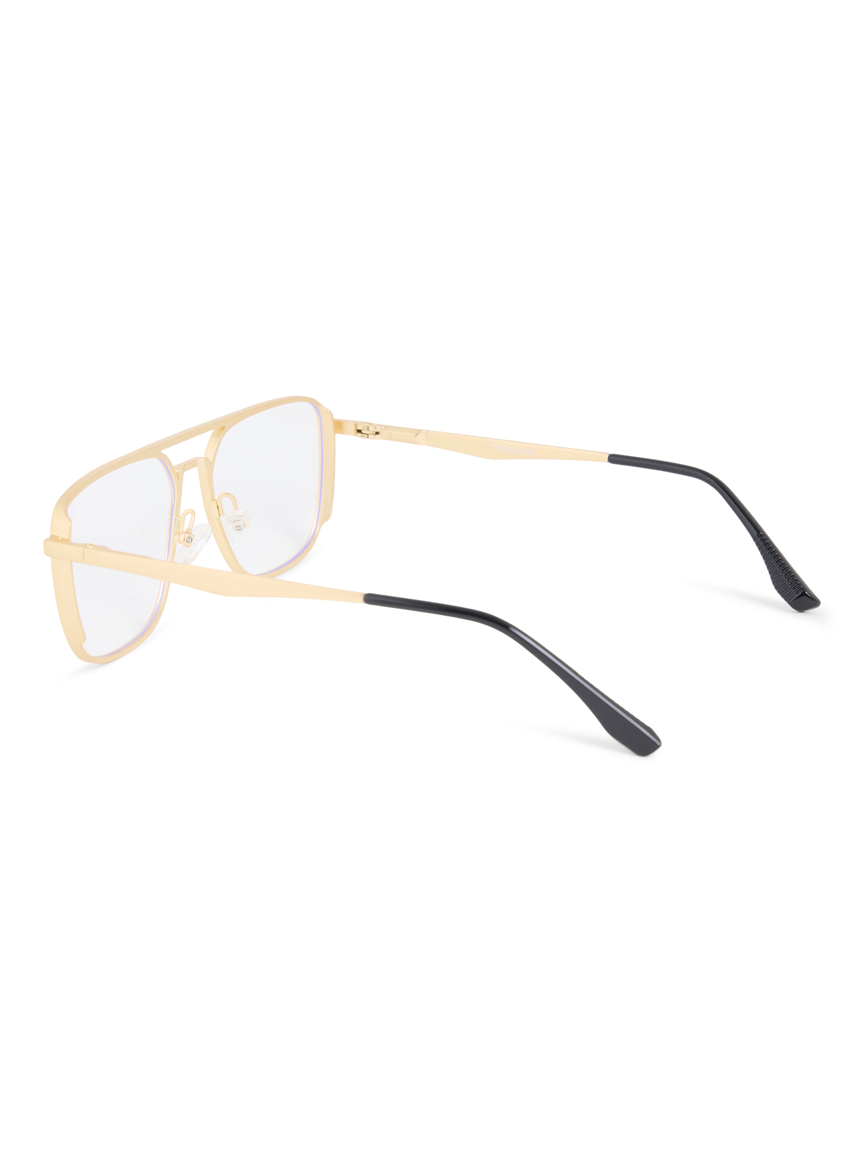 Men's Rectangle Sunglass - Baby Gold