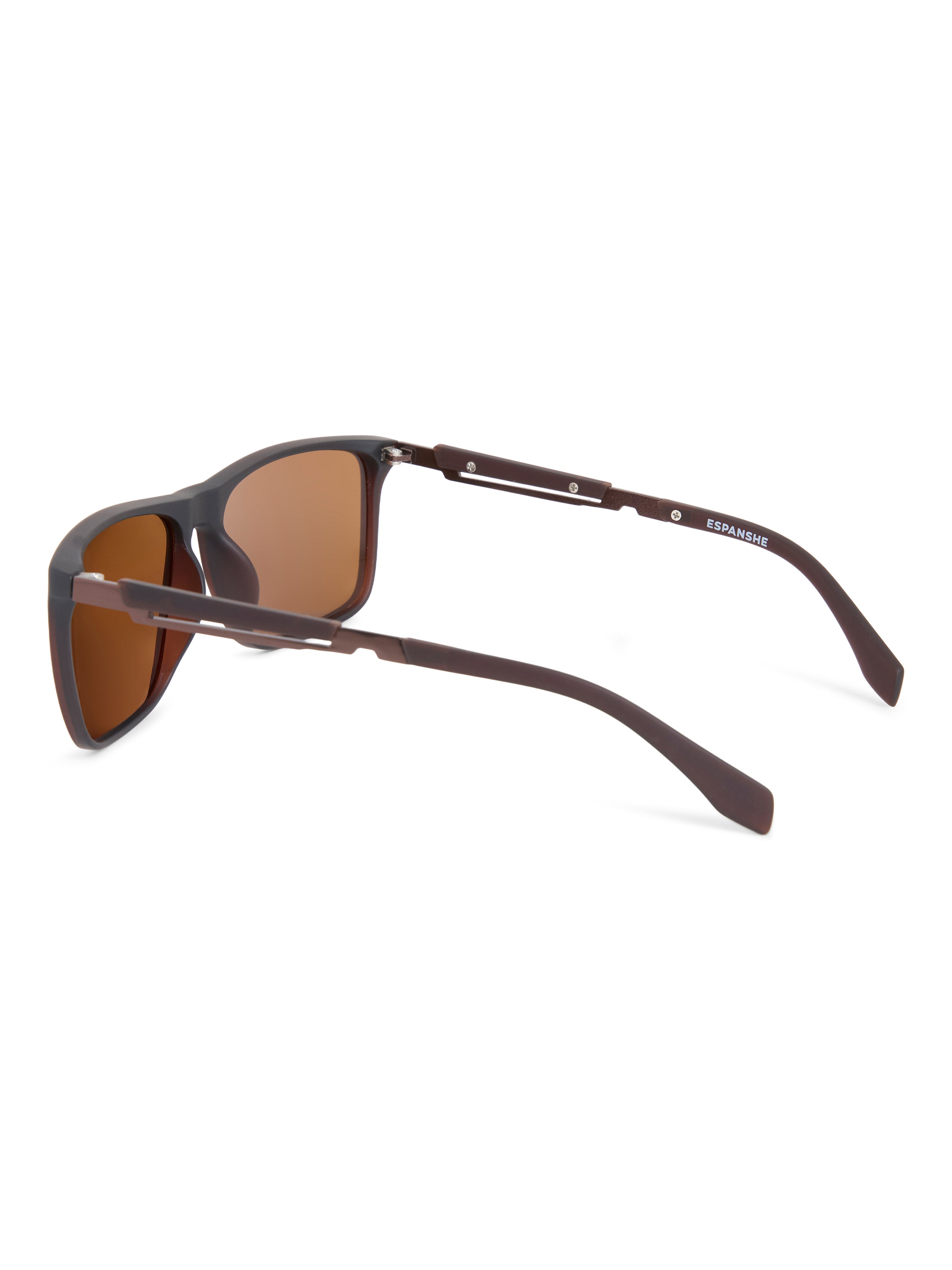 Men's Rectangle Sunglass - Coffee Brown