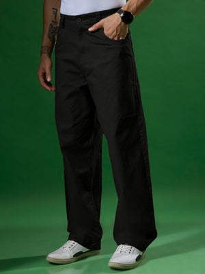  Men's Super Baggy Cargo Pant in 
black
