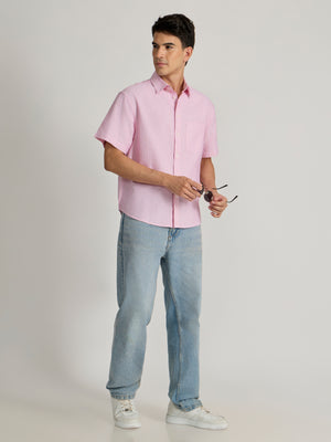 Men's Striped shirt in pink
