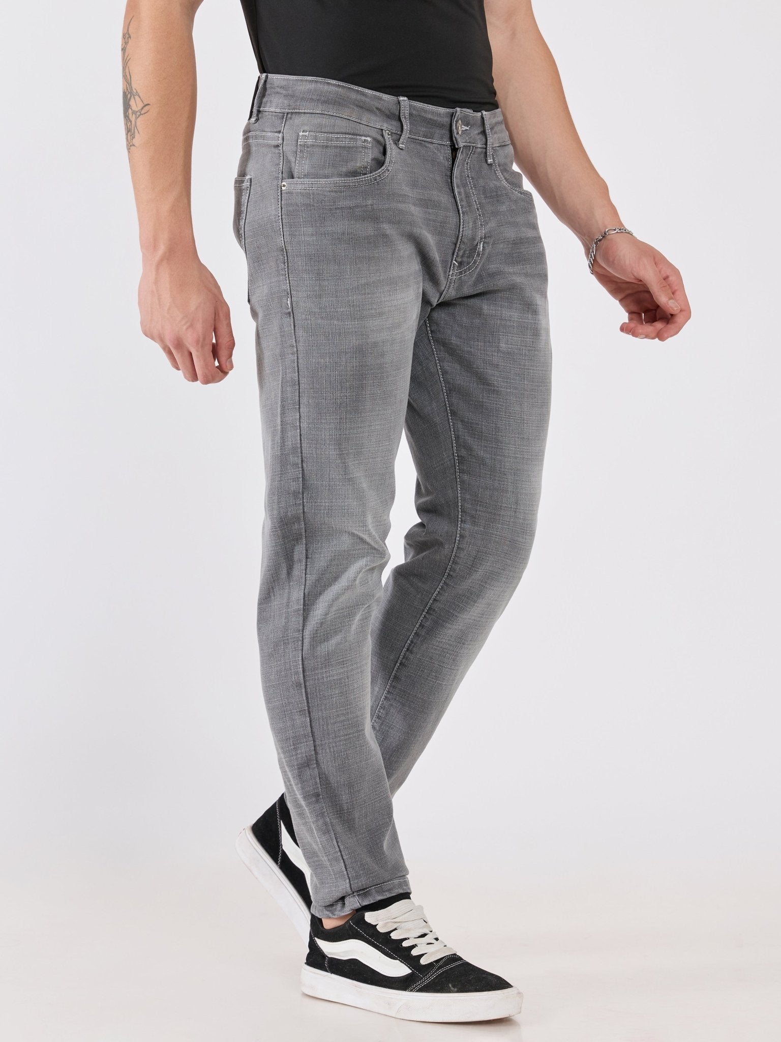Santo - Skinny Fit Jeans - Grey - Espanshe