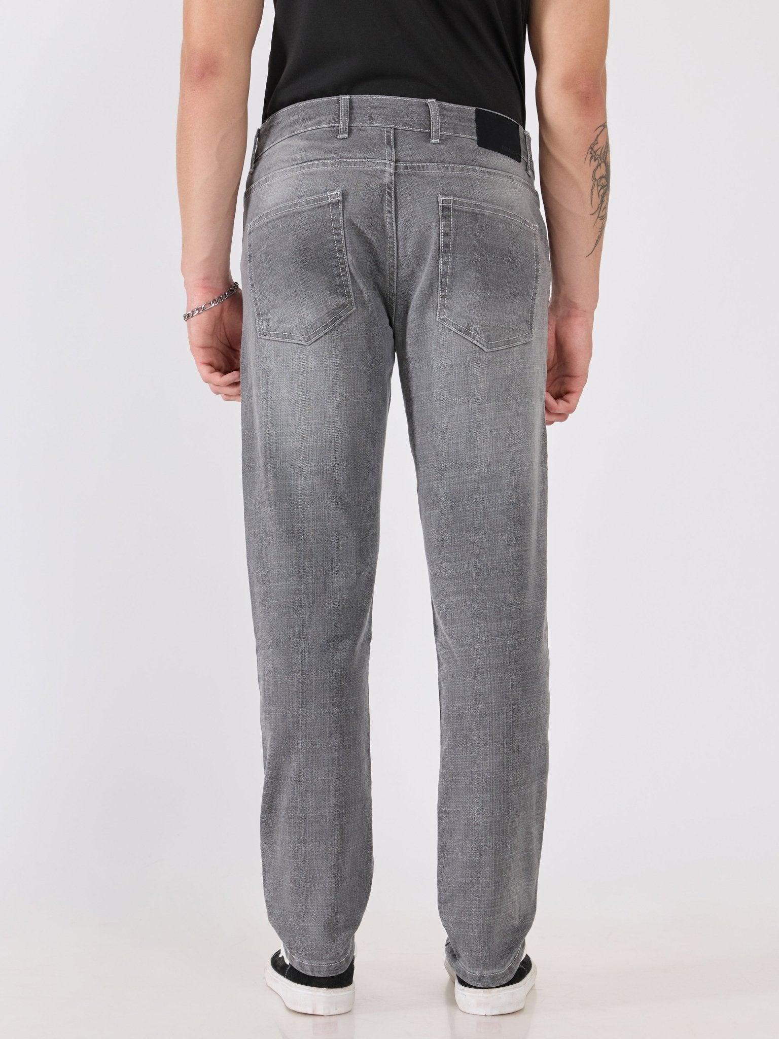 Santo - Skinny Fit Jeans - Grey - Espanshe