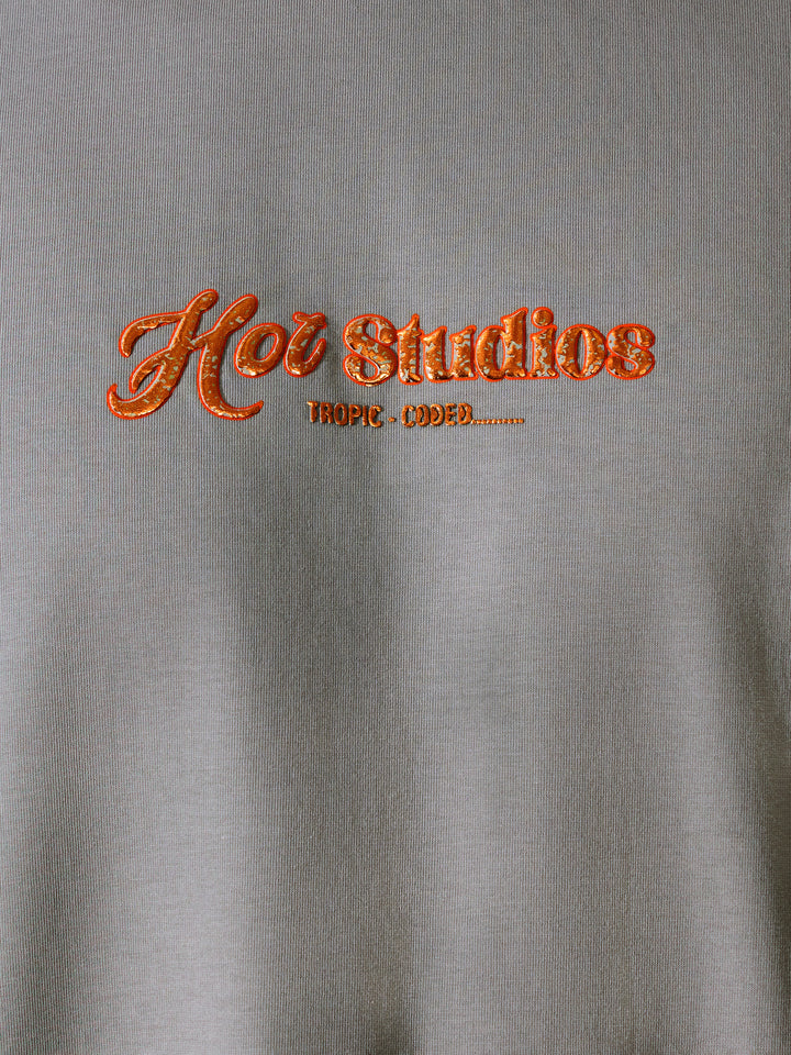 Men's printed t-shirt in grey