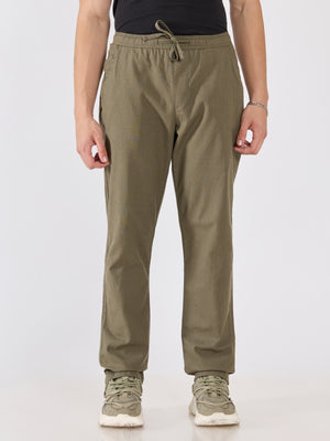 Men's  Relaxed Fit Joggers - Dark Olive