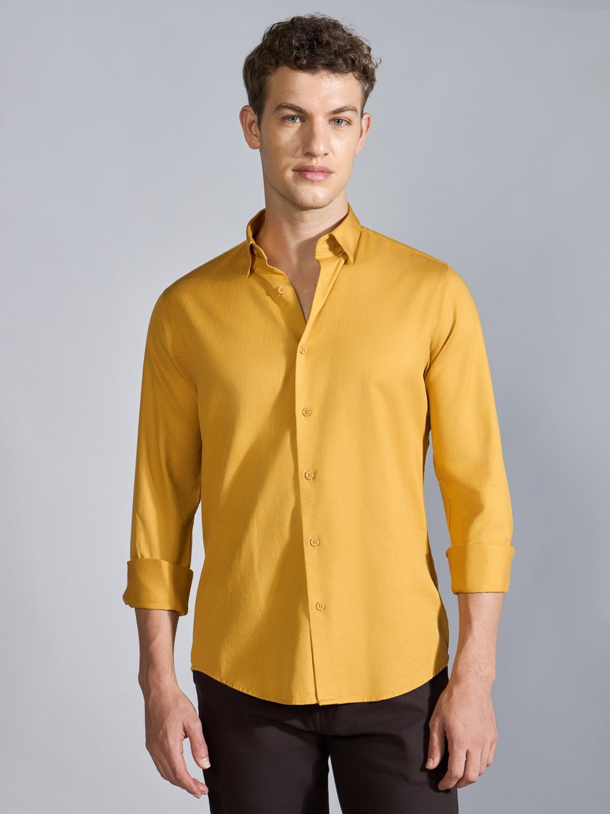 Nerato - Turkish Fit Cavalry Shirt - Radiant Yellow - Espanshe