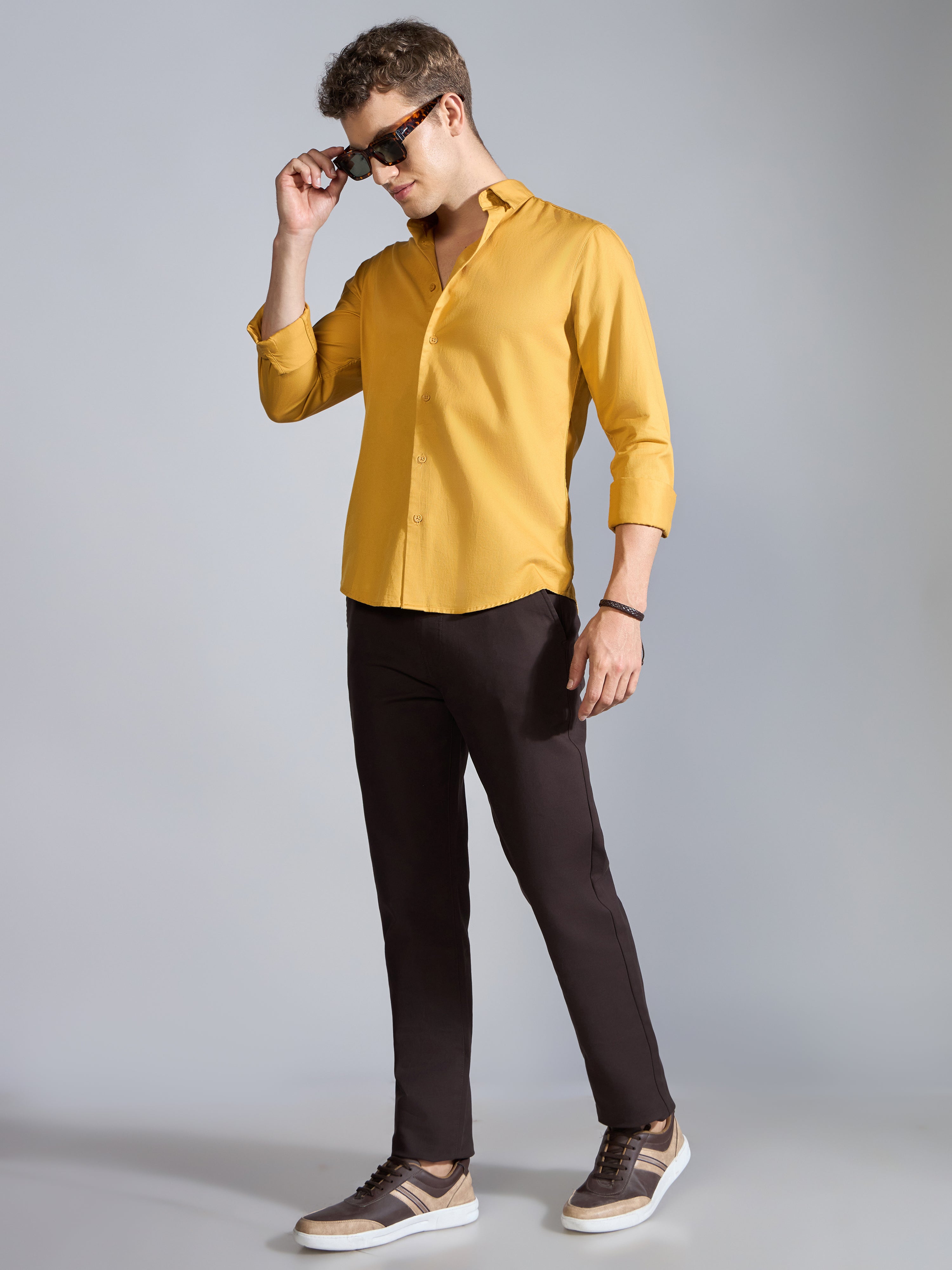 Nerato - Turkish Fit Cavalry Shirt - Radiant Yellow