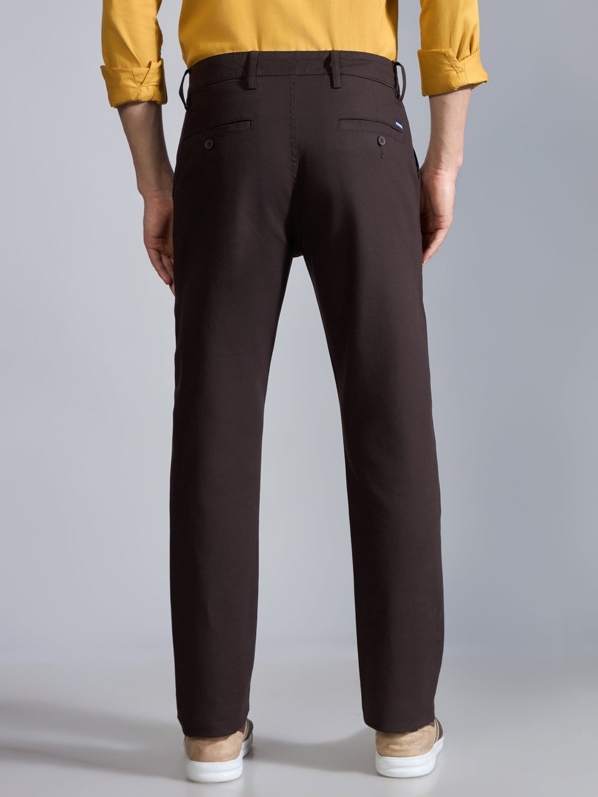 Orren - Slim Fit Cotton Pant - Coffee Bean - Espanshe