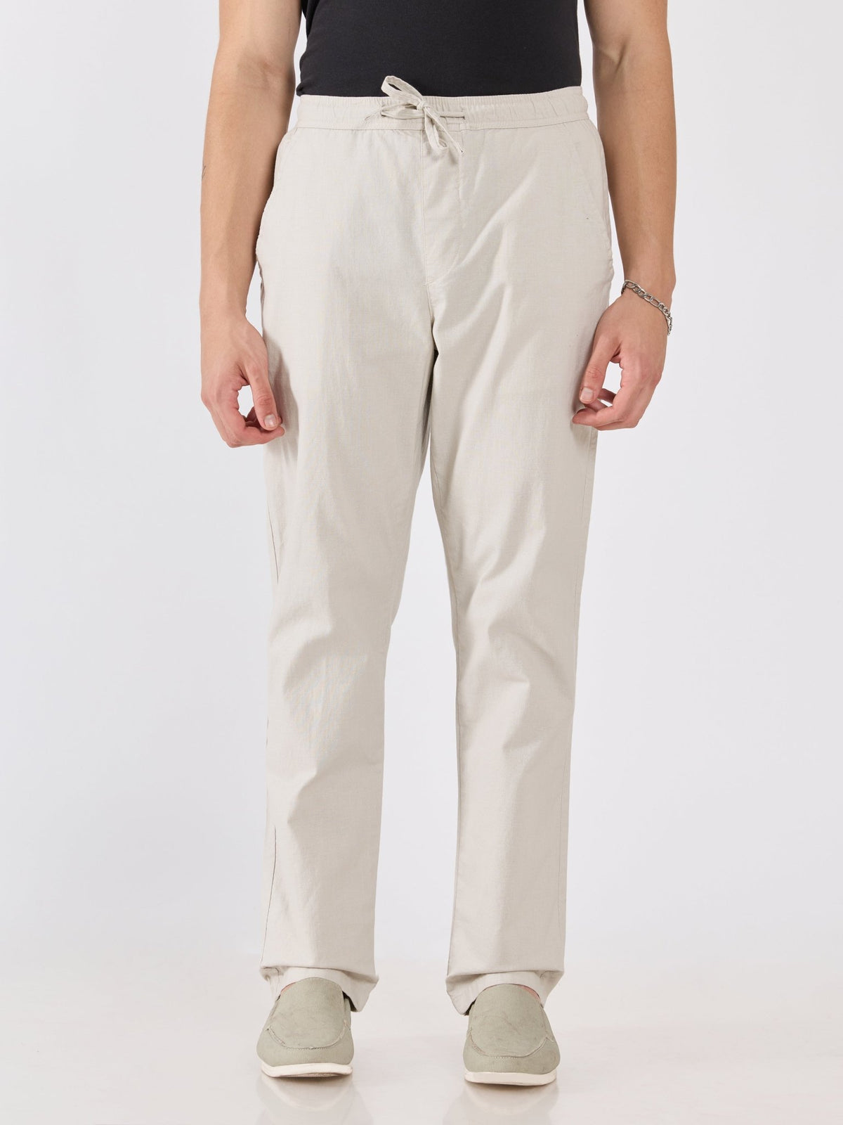 Grantham - Relaxed Fit Joggers - Light Grey - Espanshe