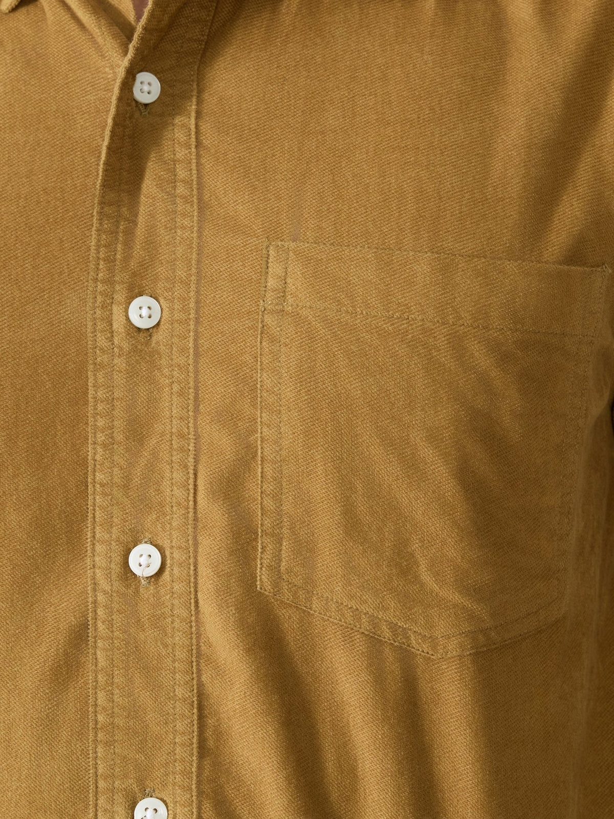 Kokamo - Relaxed Corduroy Shirt - Mustard - Espanshe