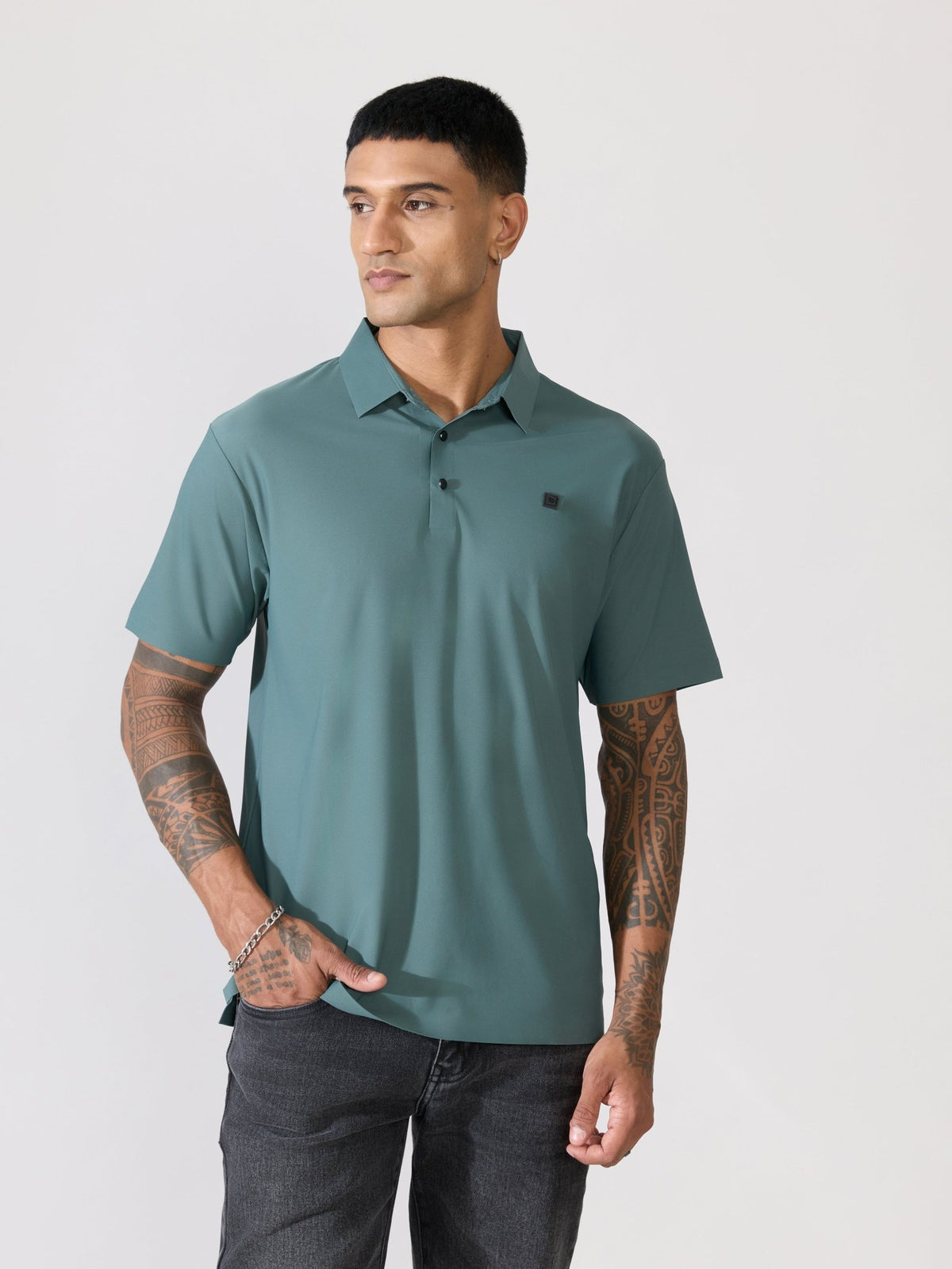 Balance - Regular Fit Polo T-Shirt - Hunter Green - Espanshe