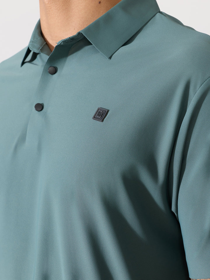 Men's Regular Fit Polo T-Shirt - hunter green