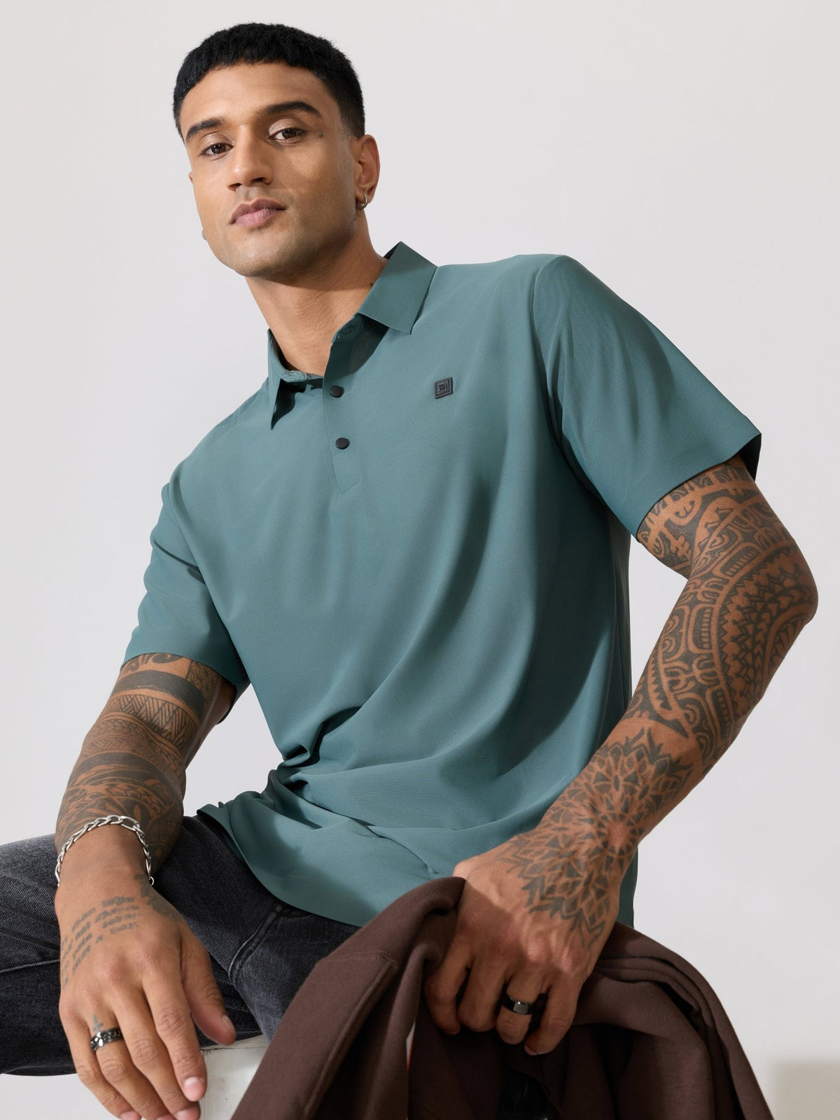 Balance - Regular Fit Polo T-Shirt - Hunter Green - Espanshe