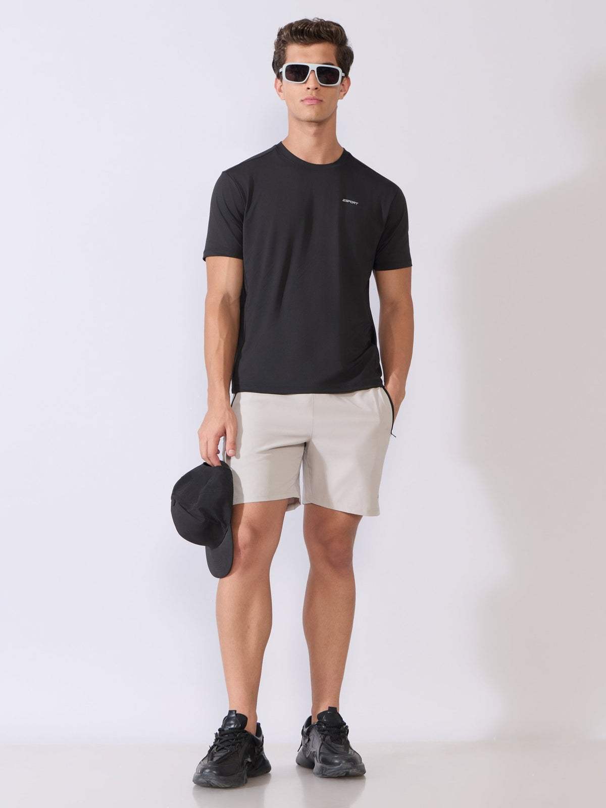 Ash - Sport Fit T-Shirt - Black - Espanshe