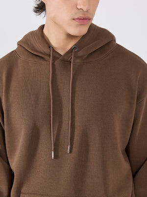 Men's Pullover Hoodie - Mid Brown