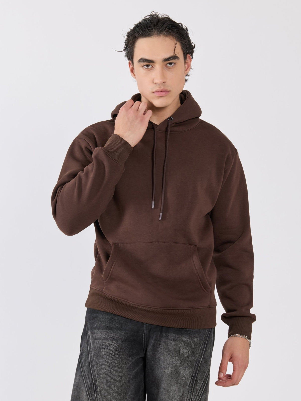 Leandris - Pullover Hoodie - Coffee - Espanshe