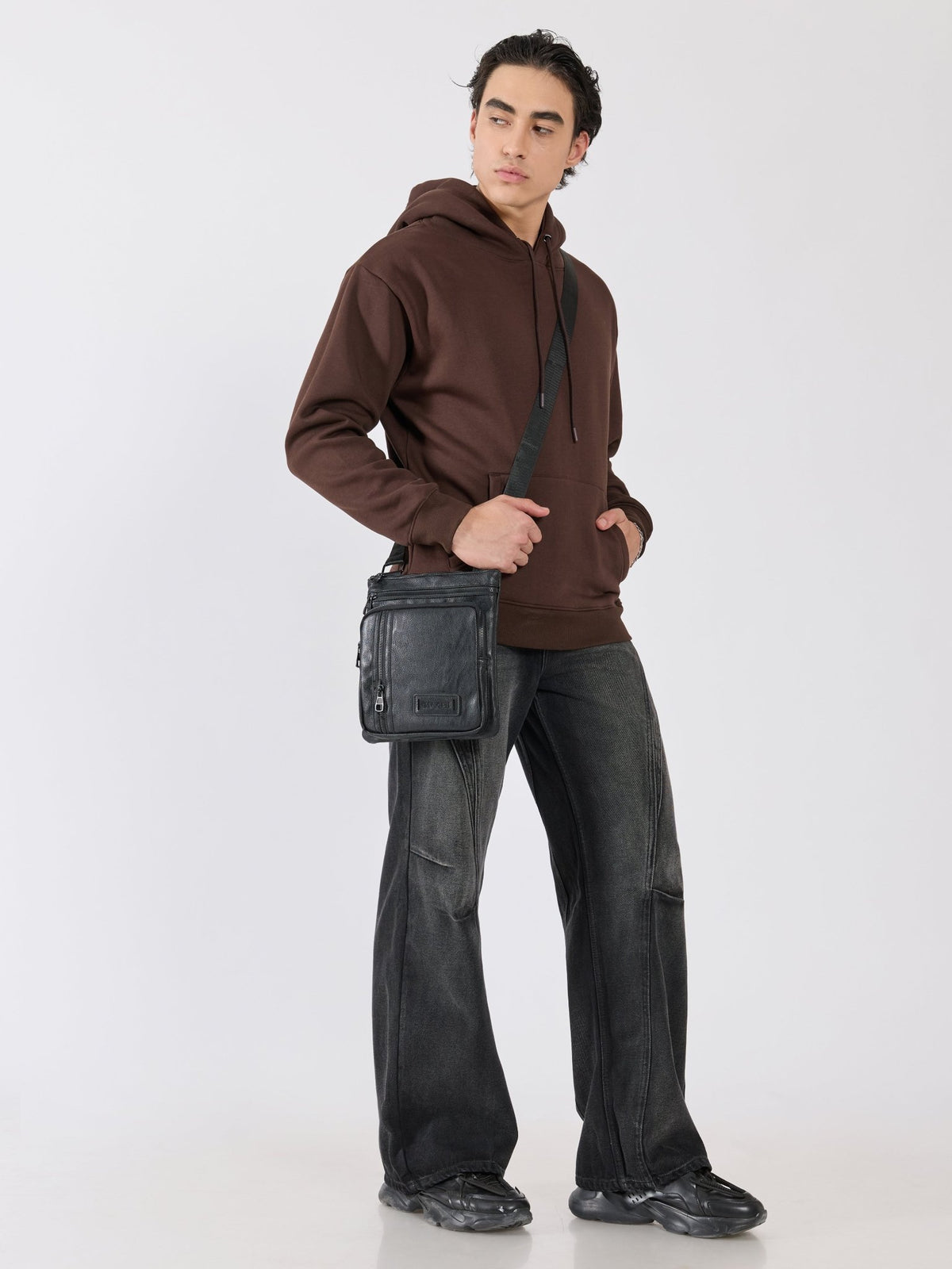 Leandris - Pullover Hoodie - Coffee - Espanshe