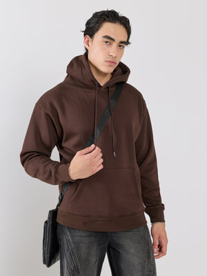 Men's Pullover Hoodie - coffee