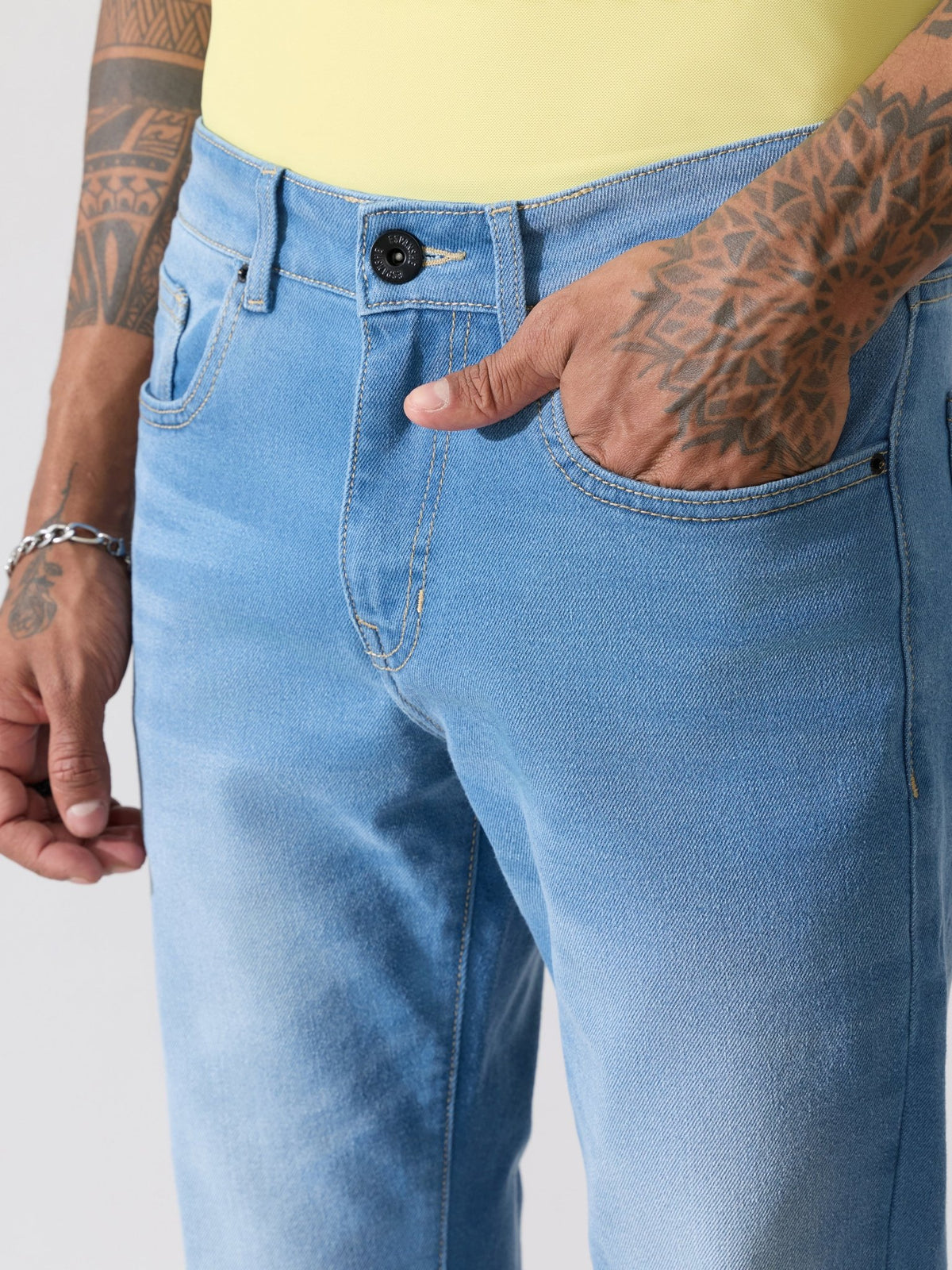 Rofin - Blue Shade Skinny Fit Jeans - Espanshe