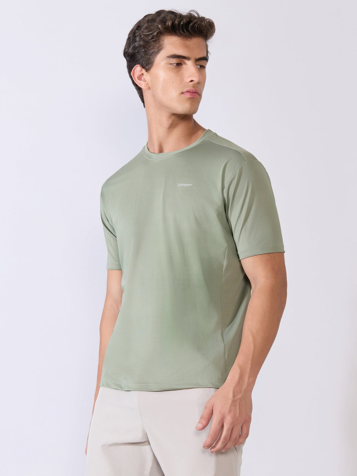 Ash - Sport Fit T-Shirt - Green - Espanshe
