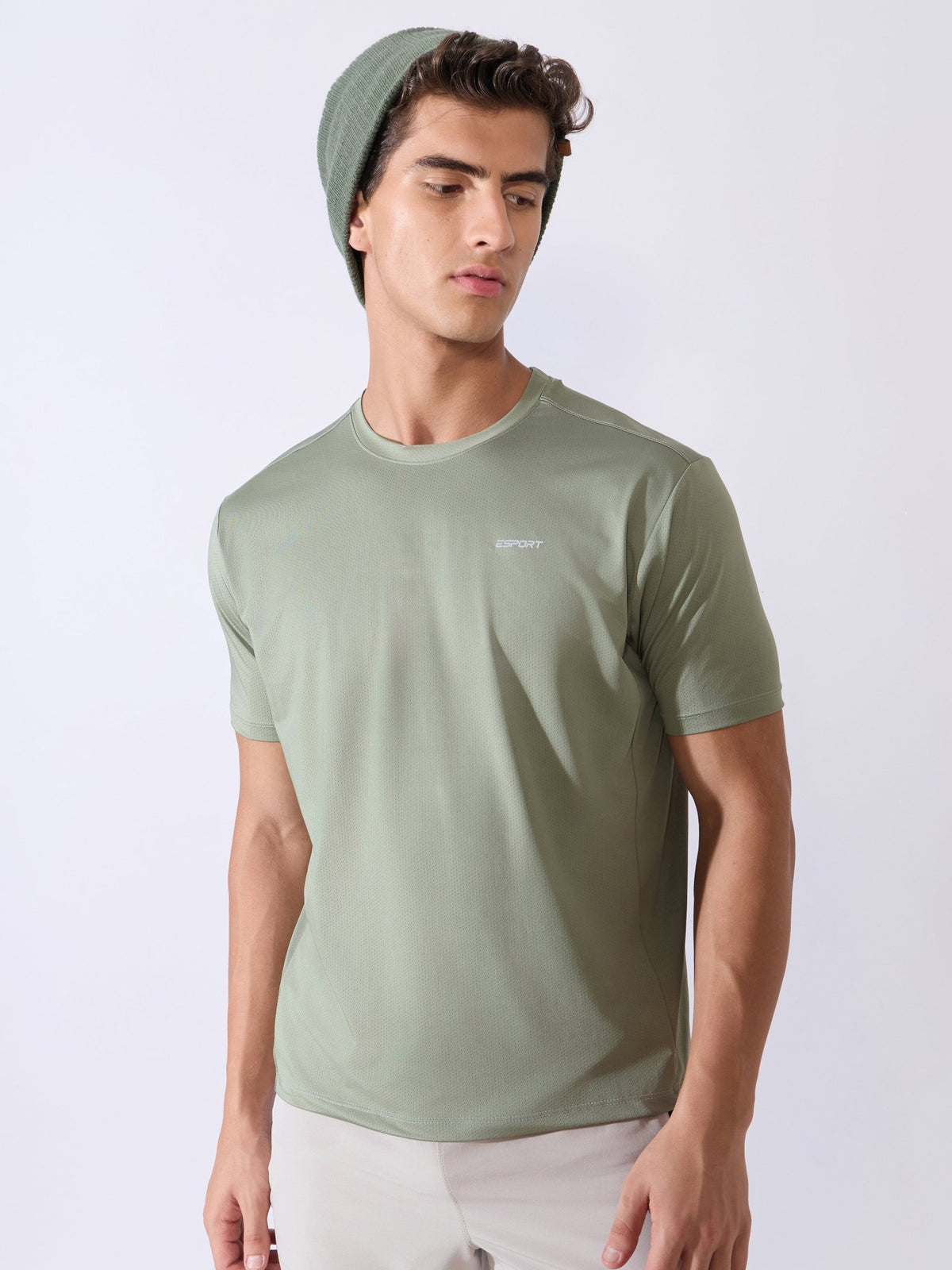 Ash - Sport Fit T-Shirt - Green - Espanshe