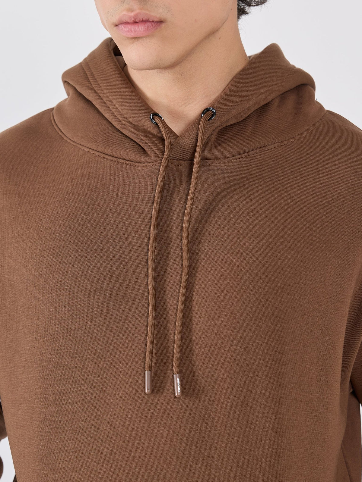 Leandris - Pullover Hoodie - Brown - Espanshe