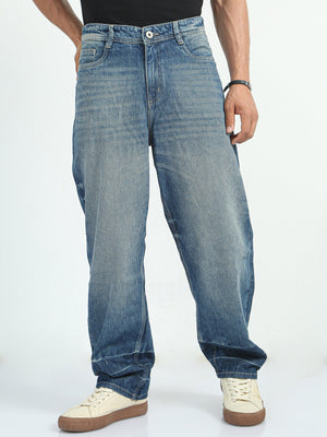 distressed jean with relaxed fit
ripped jeans for men
patched jean for men