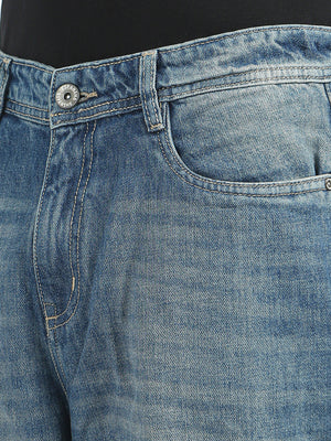 distressed jean with relaxed fit
ripped jeans for men
patched jean for men