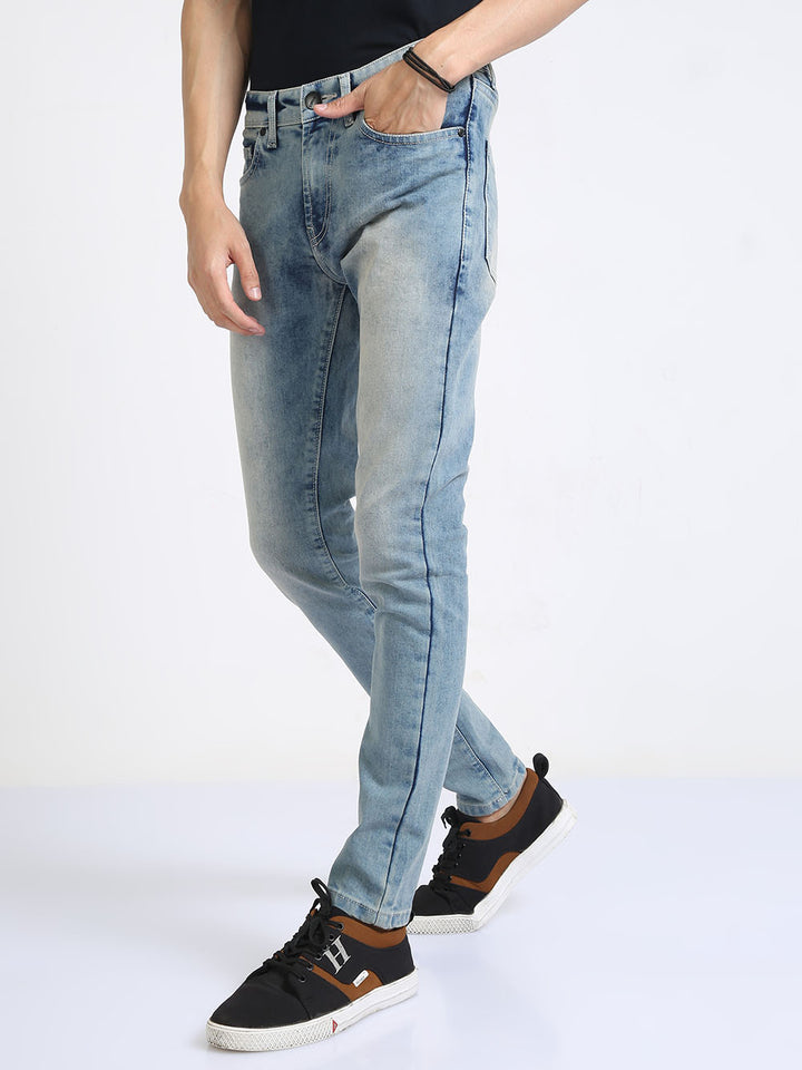 Men's Blue Shade Skinny Fit Jeans