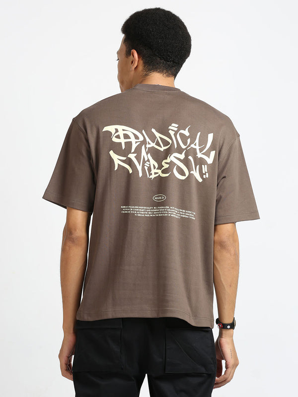 Men's Pine Cone Typography T-Shirt