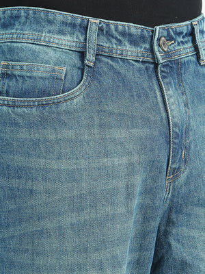 distressed jean with relaxed fit
ripped jeans for men
patched jean for men