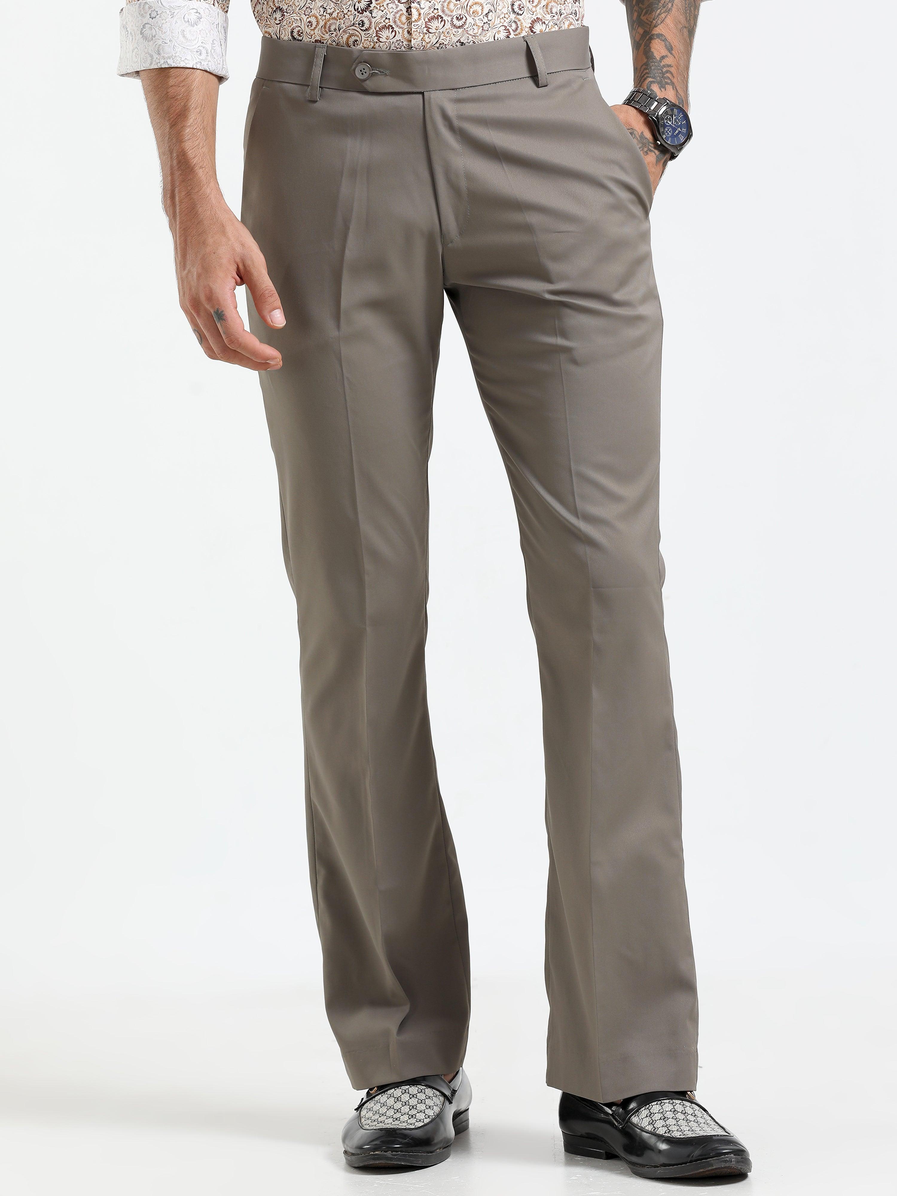 Formal boot cut pants made from rayon and polyster fabric
formal boot cut pants for men