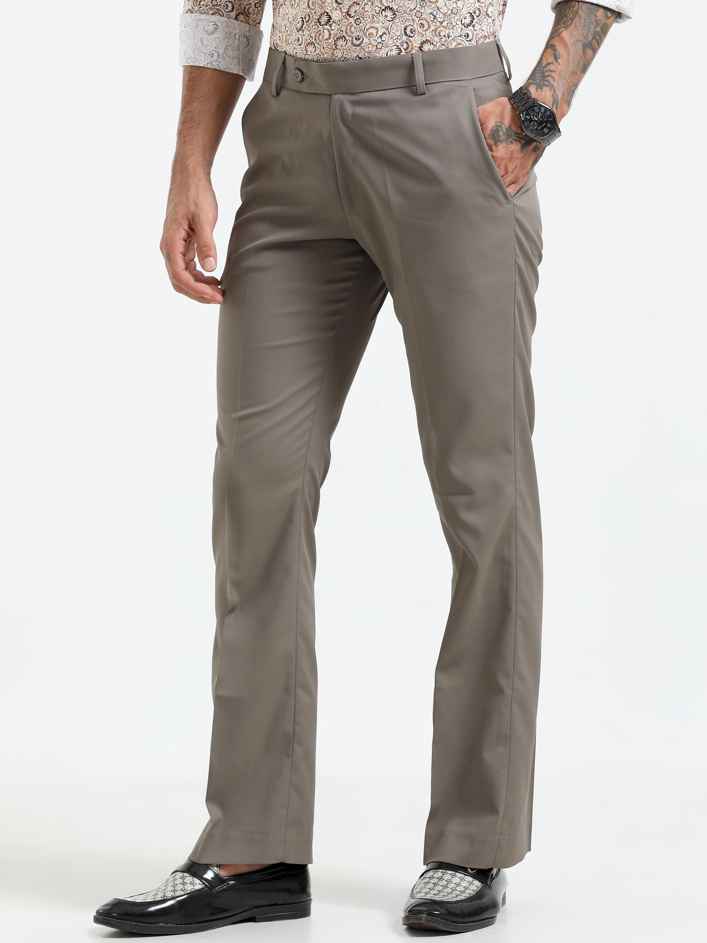 Formal boot cut pants made from rayon and polyster fabric
formal boot cut pants for men