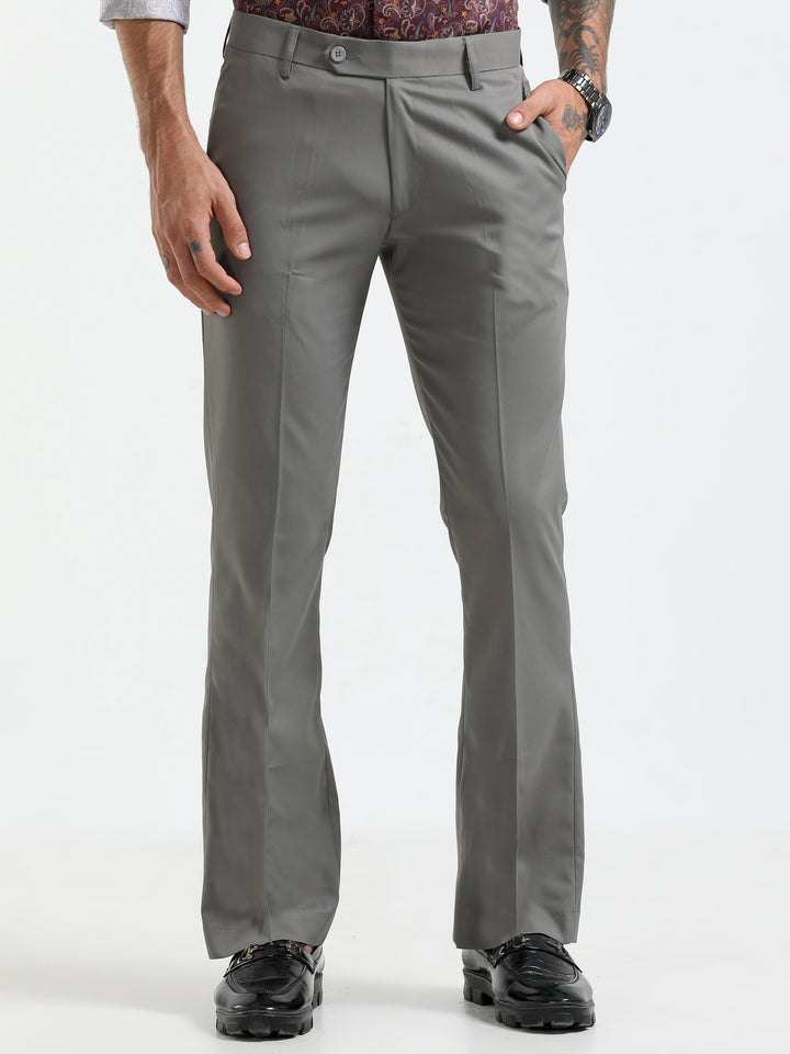 Wee Boot Cut Formal Pant - Dark Gray - Espanshe