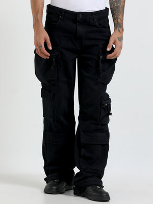 baggy cargo jeans featuring 10 pockets including zipper pockets. 
baggy cargo jeans pant for men
stylish baggy jeans for men