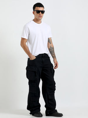 baggy cargo jeans featuring 10 pockets including zipper pockets. 
baggy cargo jeans pant for men
stylish baggy jeans for men
