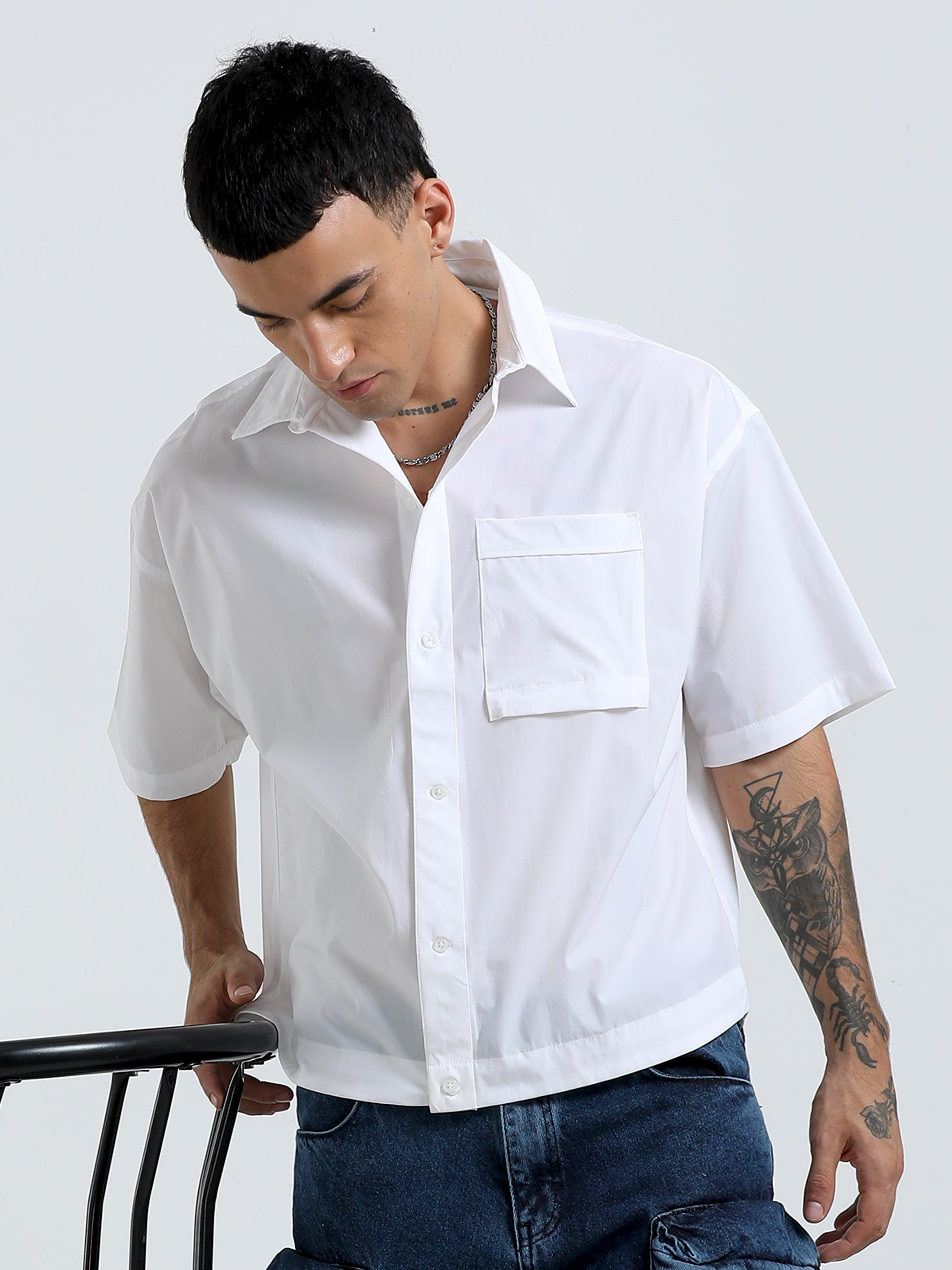 Warn NS Half Sleeve Shirt - White - Espanshe