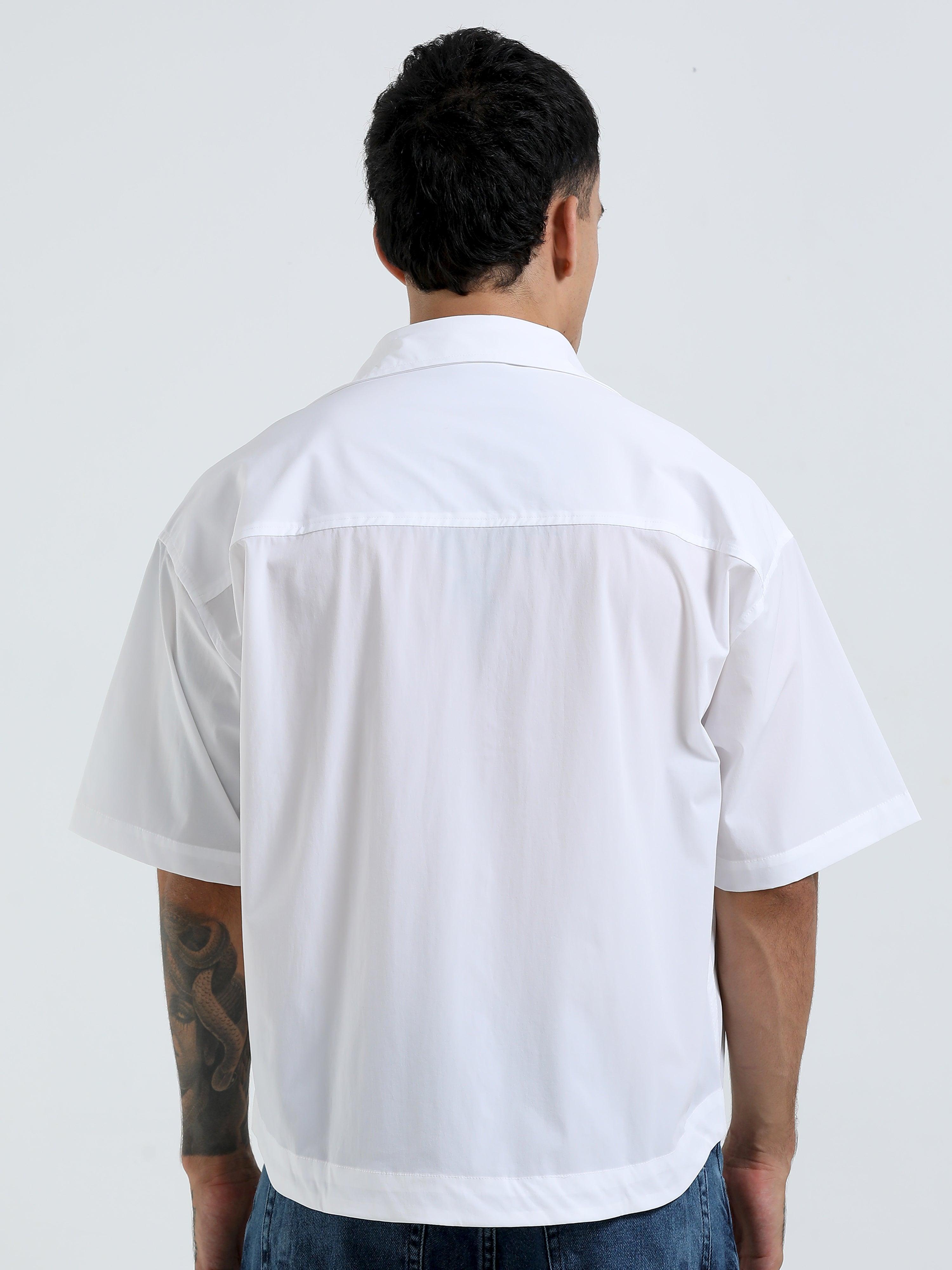 Warn NS Half Sleeve Shirt - White - Espanshe