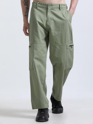 Makle Cargo Pant Green - Espanshe