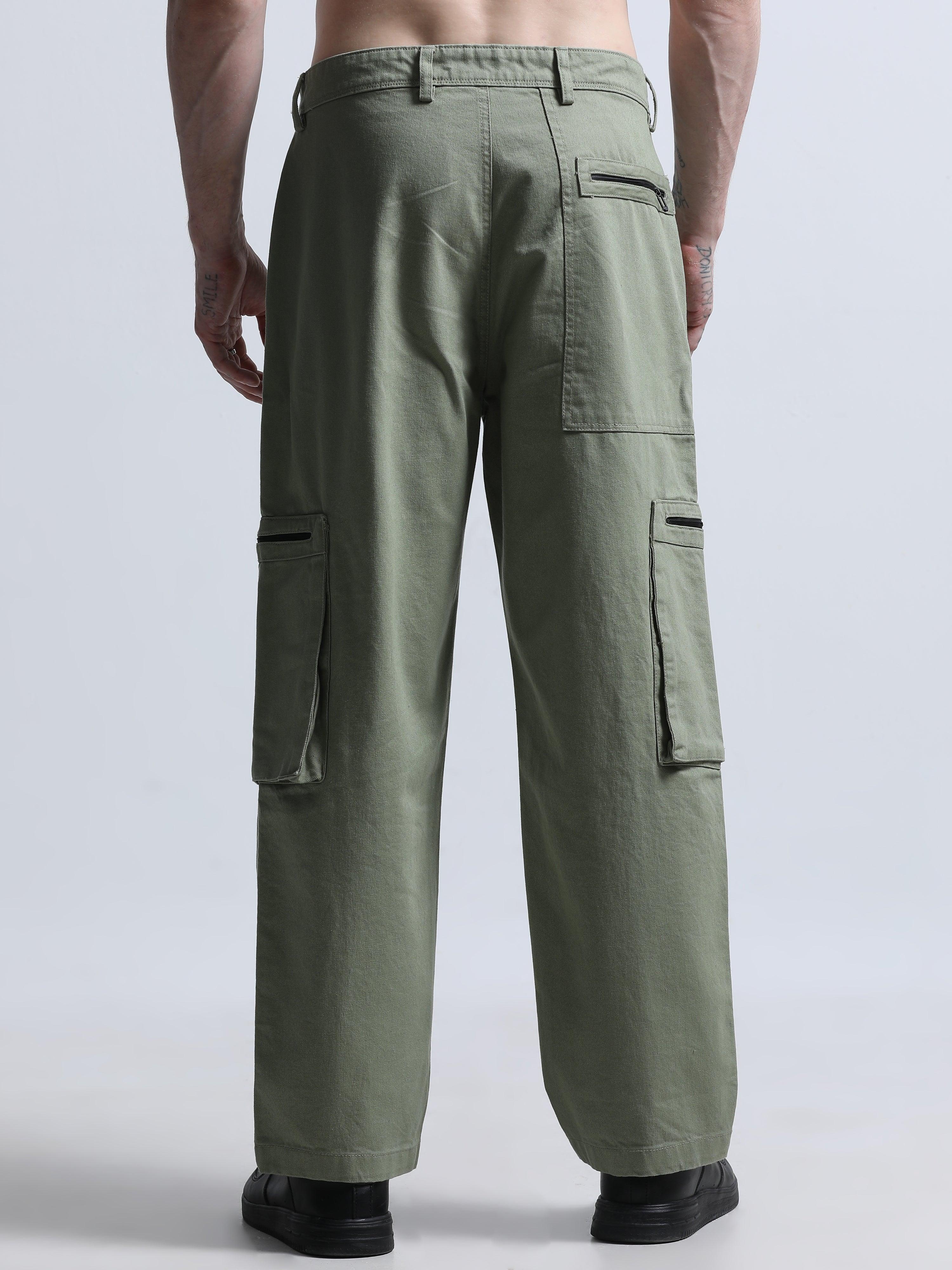Makle Cargo Pant Green - Espanshe