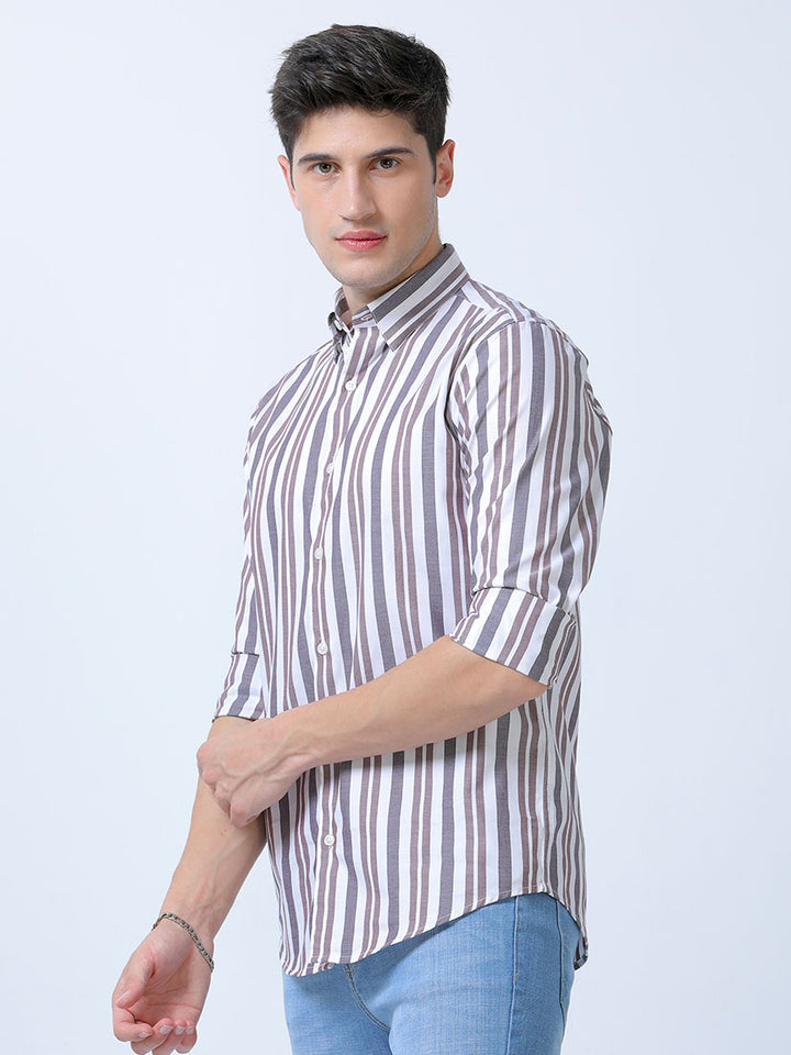 Trending Men's Falcon Stripes Shirt