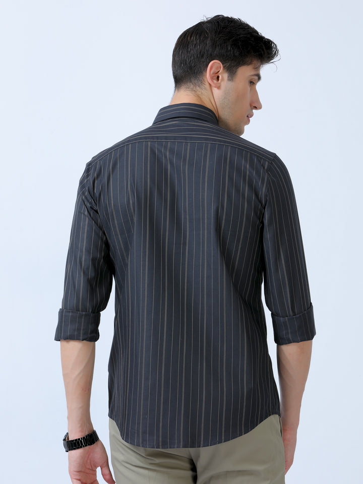 River Bed Stripes Shirt From Men's