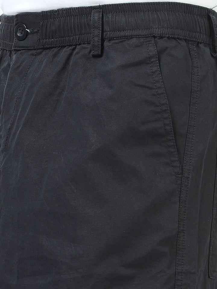 Men's Black Parachute Cargo Pant
