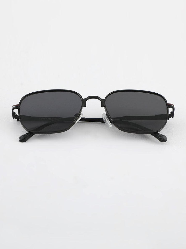 Stylish Square Sunglass - Black - Espanshe