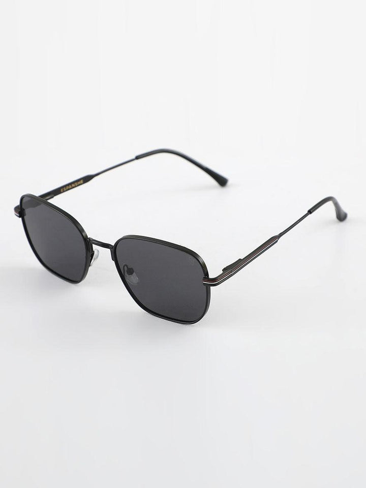 Stylish Square Sunglass - Black - Espanshe