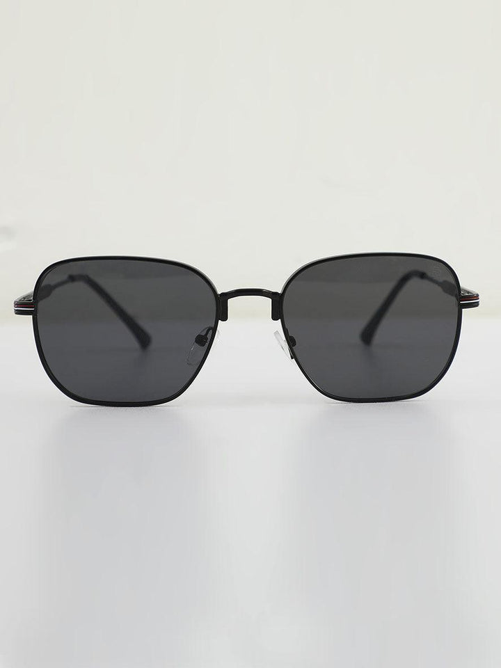 Stylish Square Sunglass - Black - Espanshe