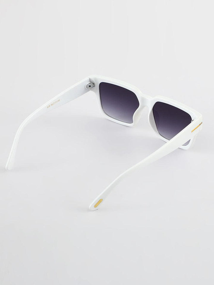 Trip Square Sunglass - White - Espanshe