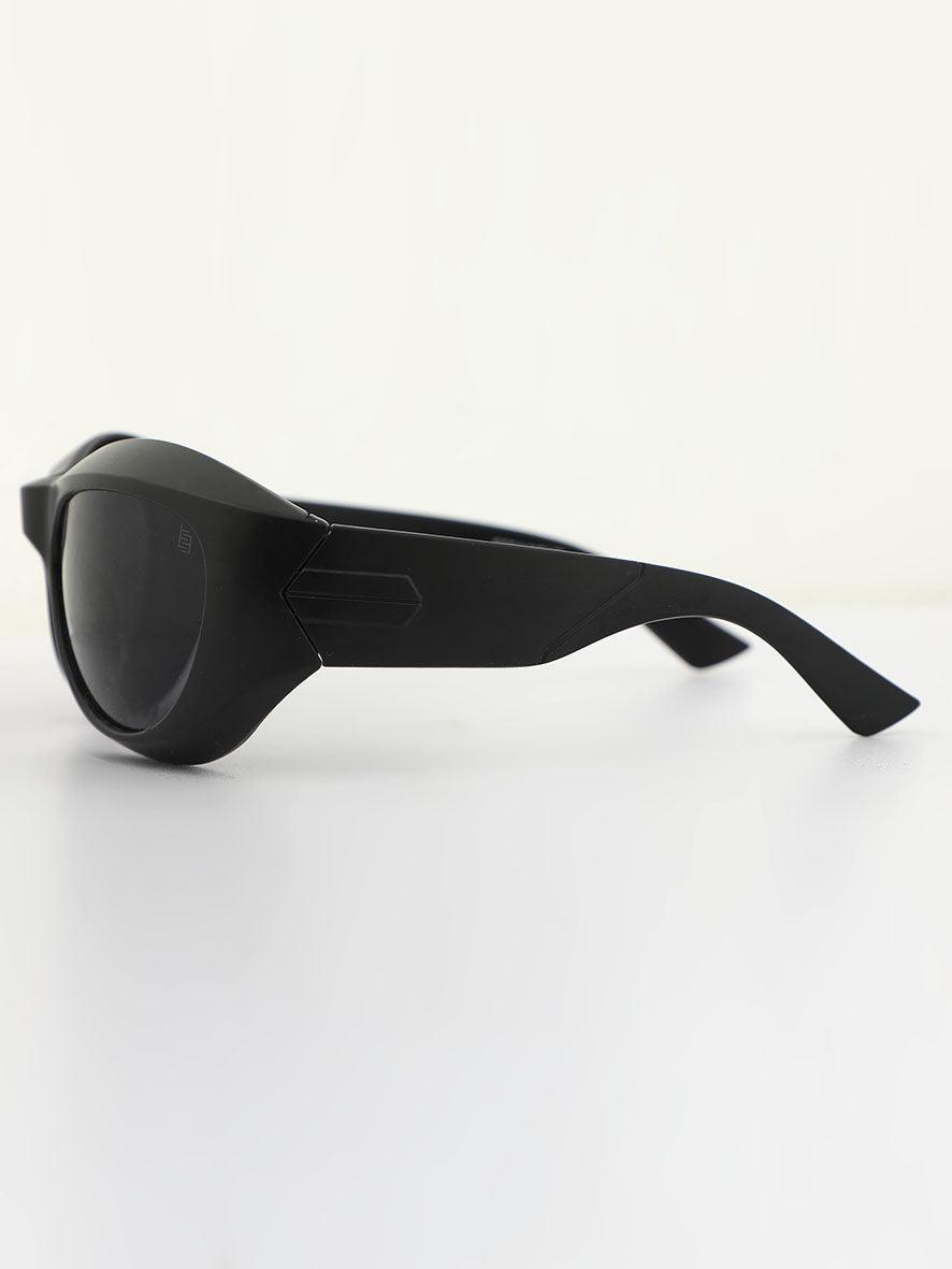 Zoom Rounded Sunglass - Black - Espanshe
